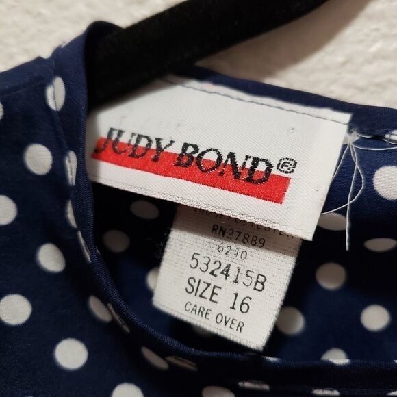 Judy Bond top, size 16, navy and white - Picture 3 of 3